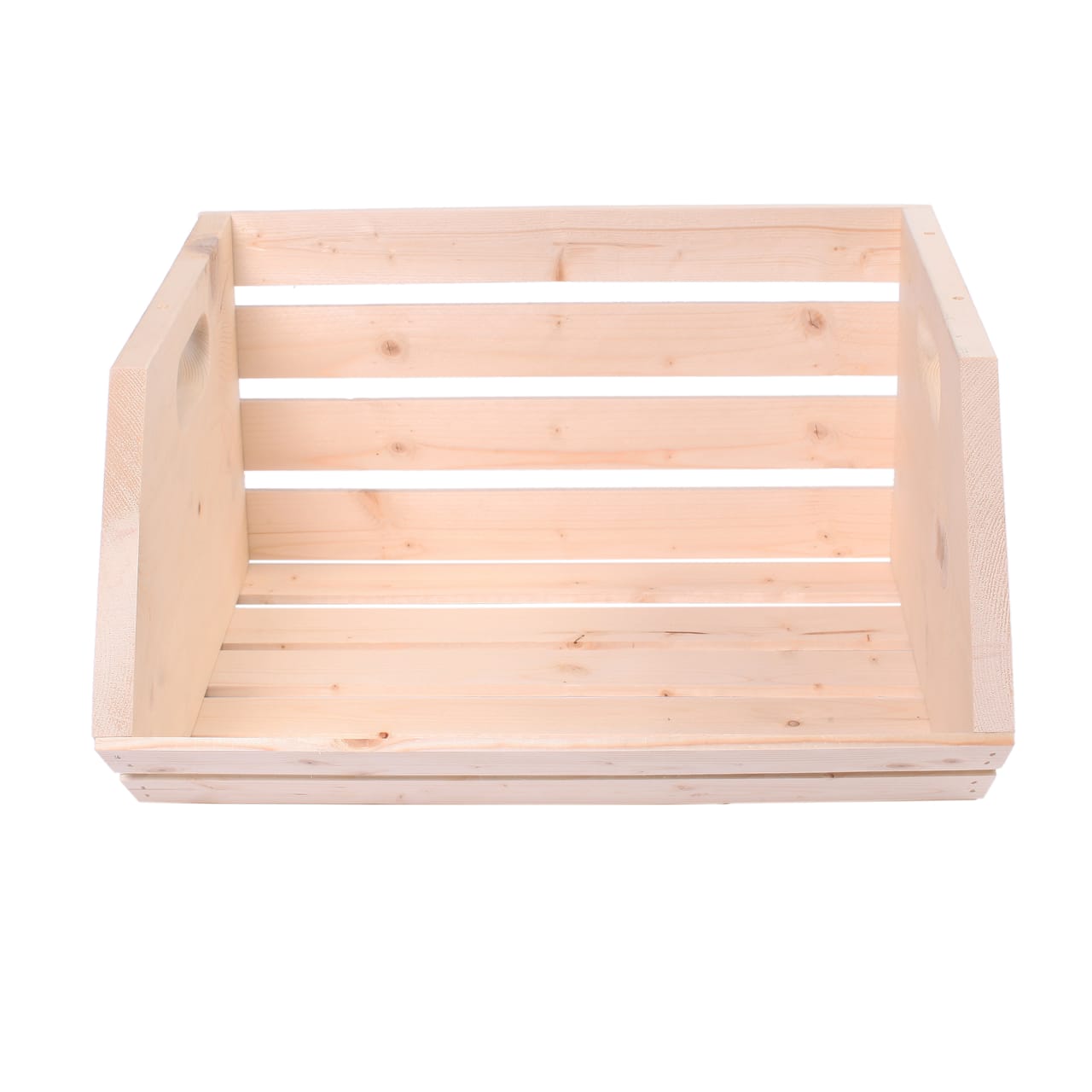 18" x 15.5" Stackable Pine Wood Bin by Make Market®
